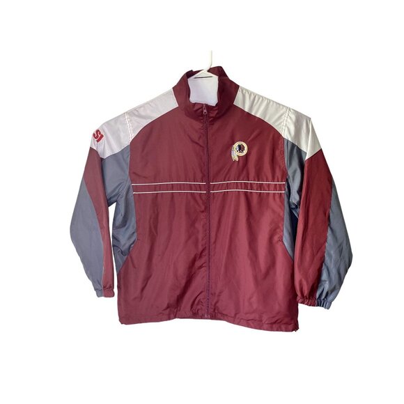 Washington Commanders Size XL NFL Dunbrooke Windbreaker Jacket Full Zip Vintage - Picture 1 of 4